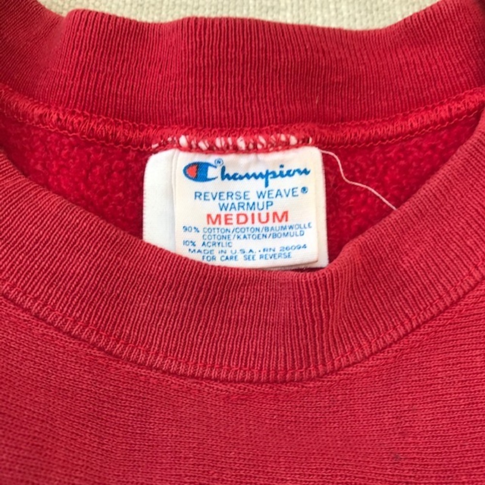 Vintage 1980s Haverford College Champion crew neck - Picture 10 of 11